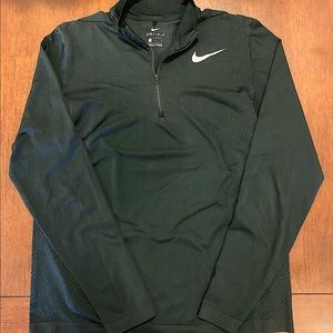Nike Dri Fit 1/4 Zip Training Pullover Medium